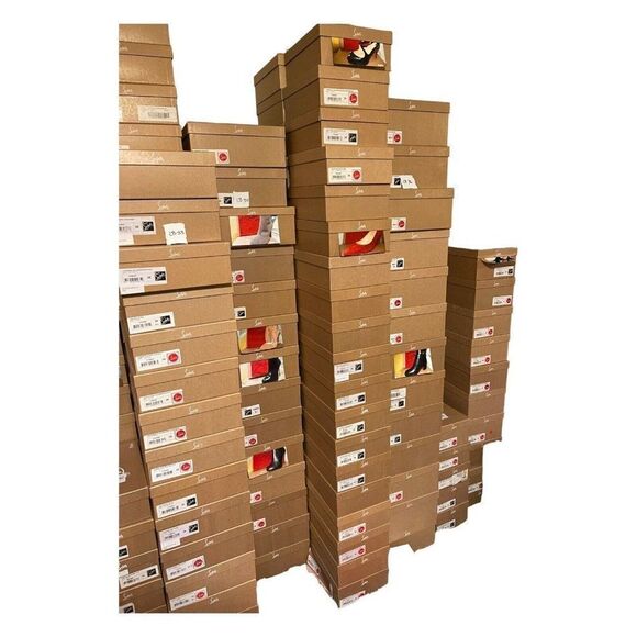 Christian Louboutin Empty Shoe Box 11.25”x8.25”x4 Storage Gift Set Tissue Paper - Picture 11 of 11